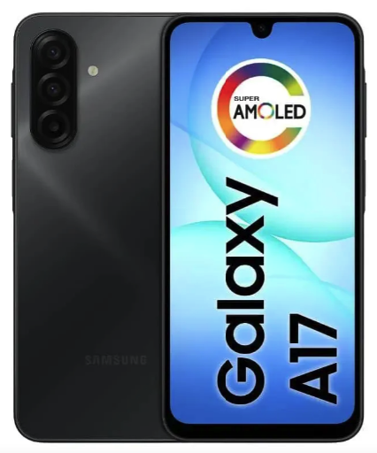Celular Samsung Galaxy A17 128GB 4GB RAM Preto 6,7" Câm. Tripla + Selfie 13MP