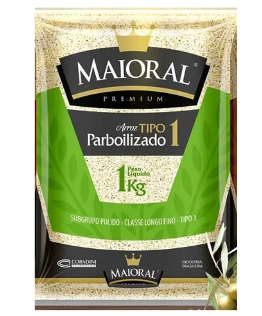 ARROZ MAIORAL PARBORIZADO TIPO 1 1KG C10
