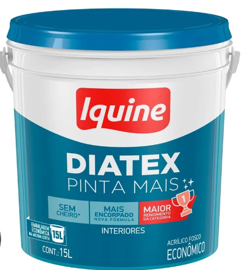 Tinta Acrílica Fosca Diatex Pinta Mais 15L